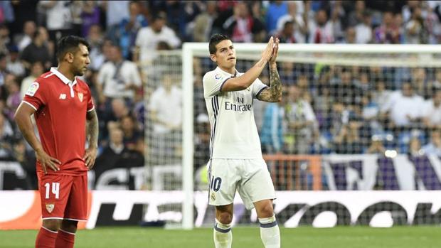 James se despide del Bernabéu