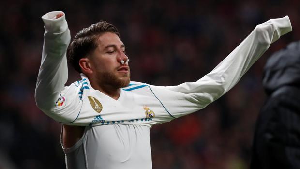 Sergio Ramos sufre una fractura del tabique nasal