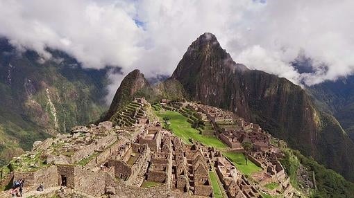 Imagen aérea de Machu Picchu