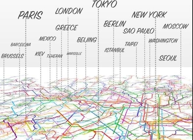 «Próxima estación... Tokio», un mapa de metro mundial para facilitar los viajes a los discapacitados