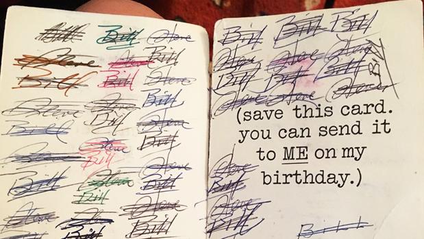 Intercambian la misma tarjeta de cumpleaños durante 47 años seguidos