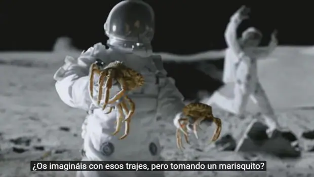 Captura del vídeo de YouTube que habla sobre los gallegos