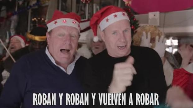Captura del vídeo de villancicos que Los Morancos han lanzado estas Navidades