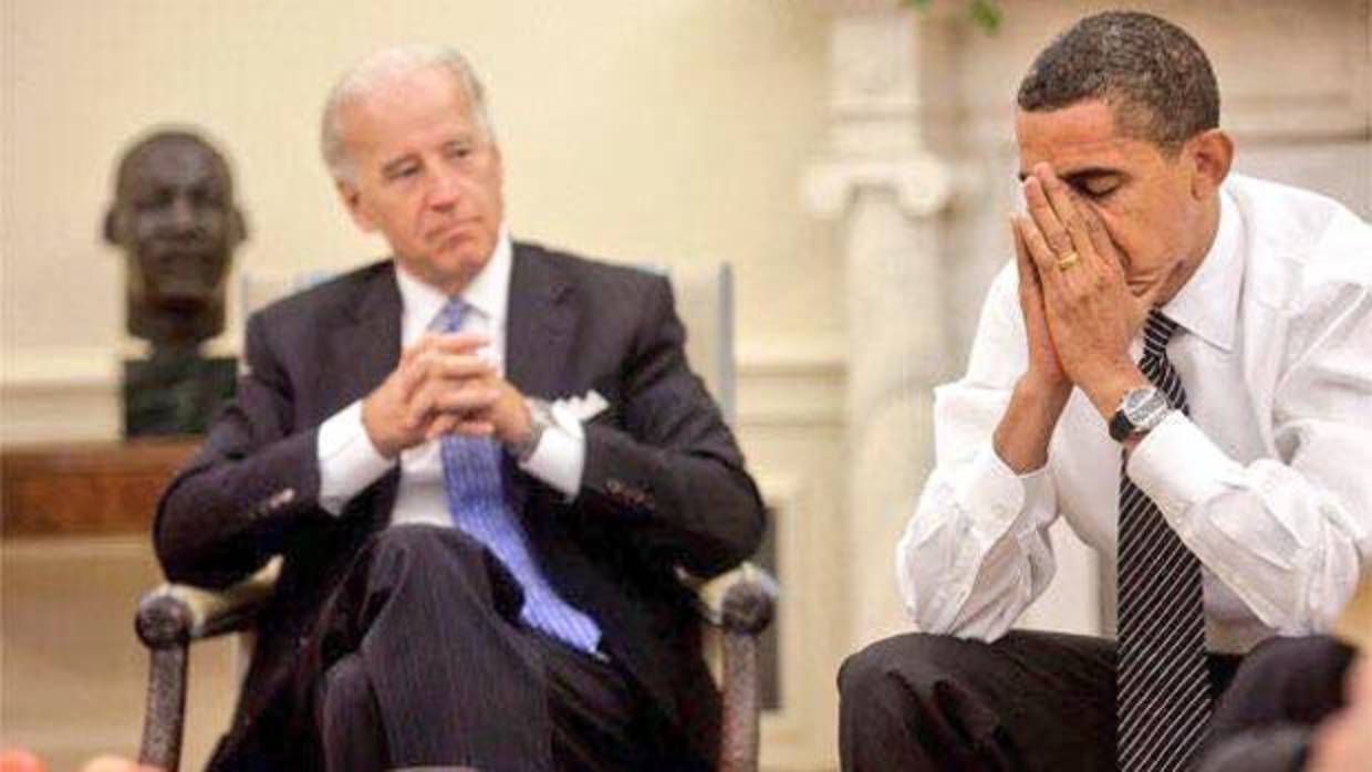 Biden (izquierda), en una foto junto a Obama en la Casa Blanca