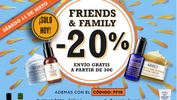 No te pierdas un año más las fantásticas promociones del Friends&Family de Kiehl's