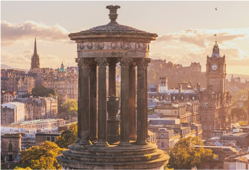 Una visita a Edimburgo también puede convertirse en viaje romántico para recordar