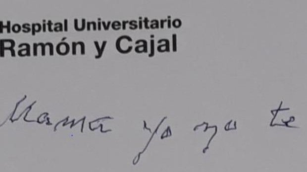 El emotivo mensaje de un paciente de 85 años con deterioro cognitivo: «Mamá yo no te olvido»