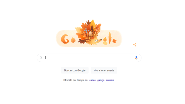 Google celebra la entrada del otoño con un 'doodle'