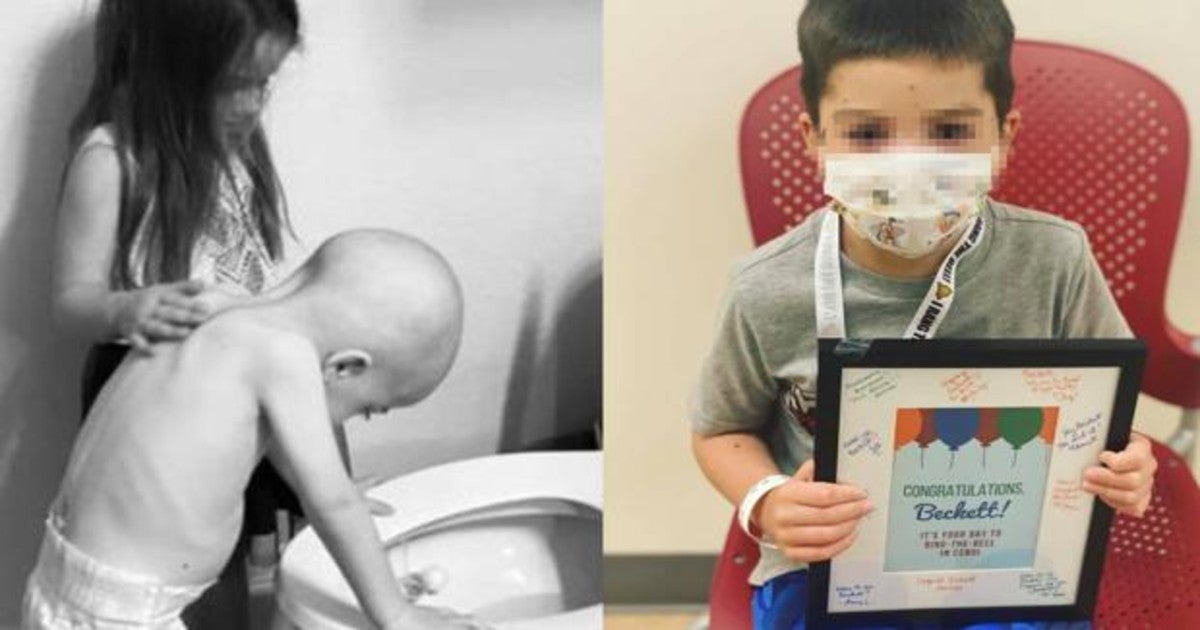 Beckett, el niño con cáncer cuya imagen se volvió viral, supera la enfermedad