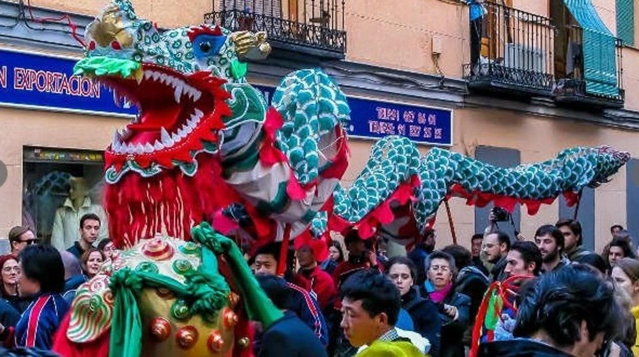 Año Nuevo chino celebrado en Madrid