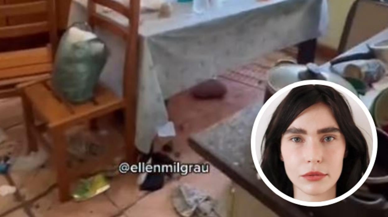 Ellen Milgrau en una de las casas que limpió