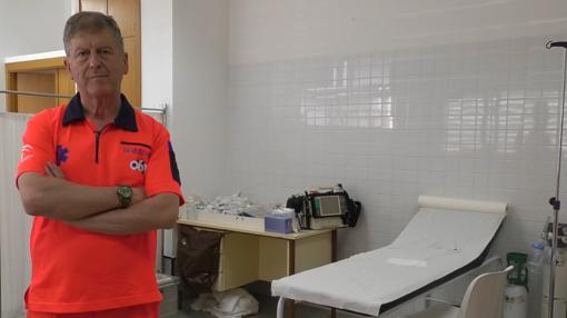 Francisco Bonilla, en el centro de asistencia sanitaria de Villamanrique