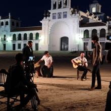 Momento musical delante de la ermita