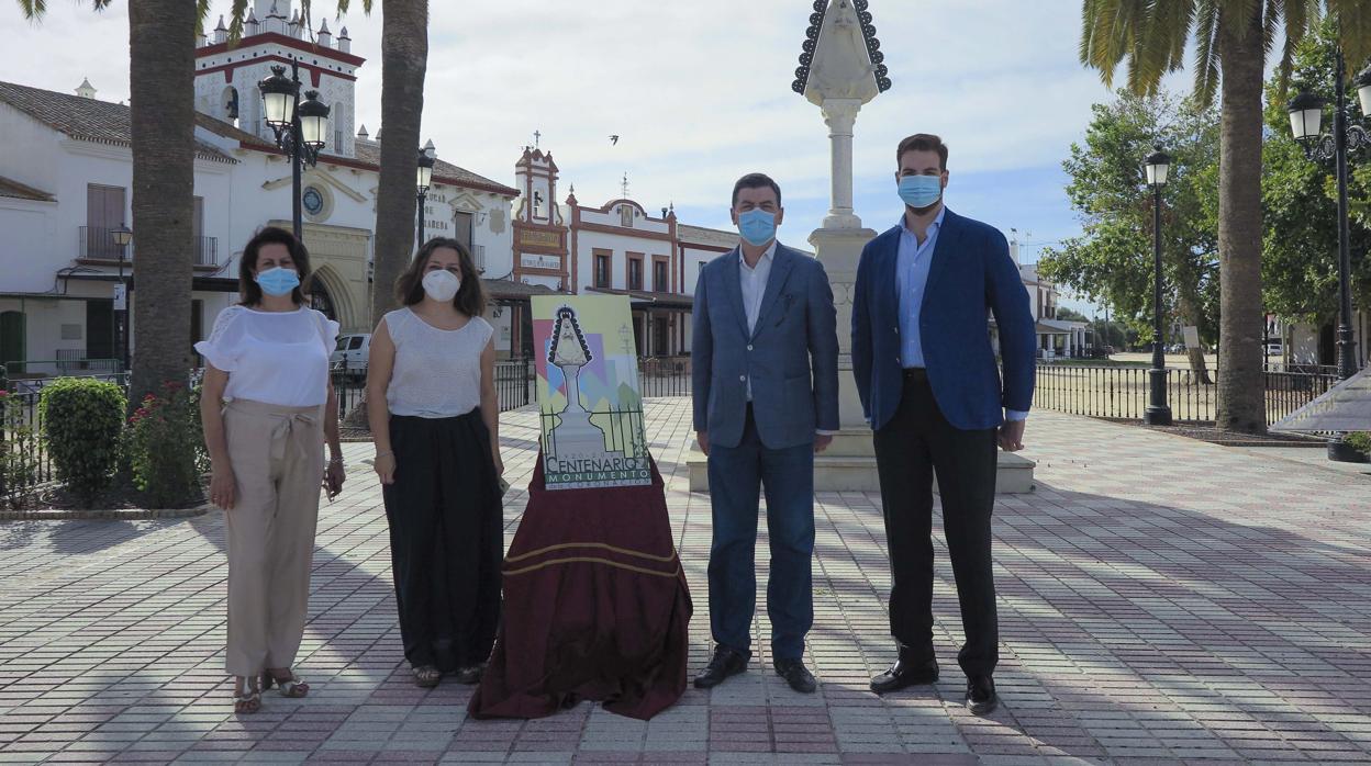 De izquierda a derecha: Josefa Pérez, Macarena Robles, Santiago Padilla y Ricardo Gil