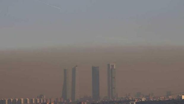 Madrid bajo la nube de contaminación