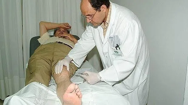 Tratamiento de un paciente con artrosis de rodilla