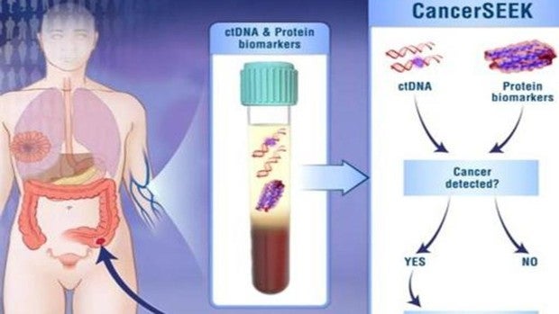 El test de sangre que detecta el cáncer en 10 órganos diferentes