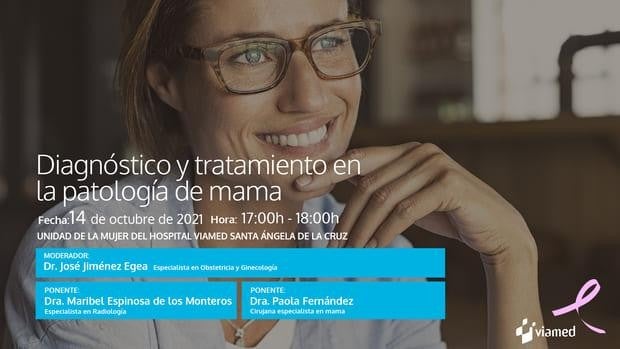 Viamed organiza un webinar para abordar la importancia del diagnóstico y tratamiento del cáncer de mama