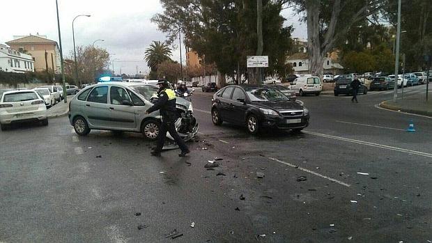 La colisión se ha producido en el tramo que separa Bami de Pedro Salvador