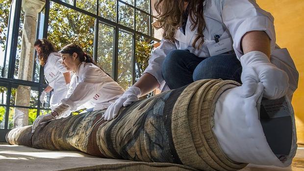 Restauración en directo en el Alcázar