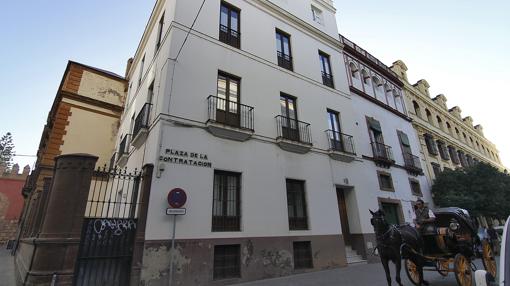 Plaza de la Contratación en Sevilla