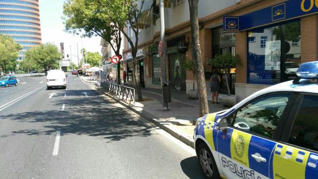 Zona en el que se produjeron los hechos en la Ronda de Triana