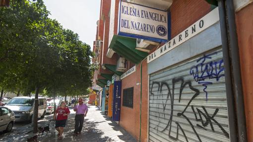 La iglesia evangélica del Nazareno, ubicada en el Tiro de Línea