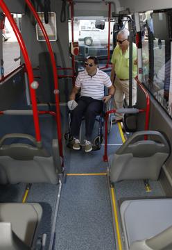 Interior de los microbuses