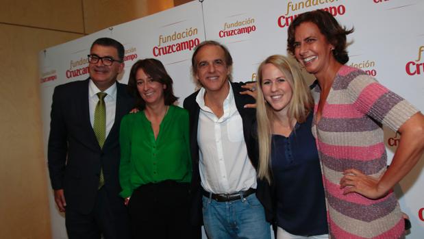 Antonio Ramón Rodríguez Hernández, Claudia Guardiola, Paco Arango, Caroline Larsson y María Franco