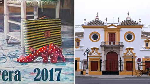 La almohadilla apostada en la silla de enea que aparece en el cartel