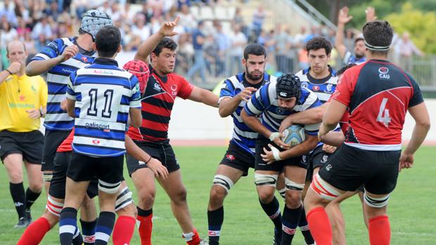 Un partido del Cajasol Rugby