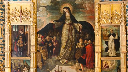 La Virgen de los Mareantes está en el Cuarto del Almirante del Alcázar