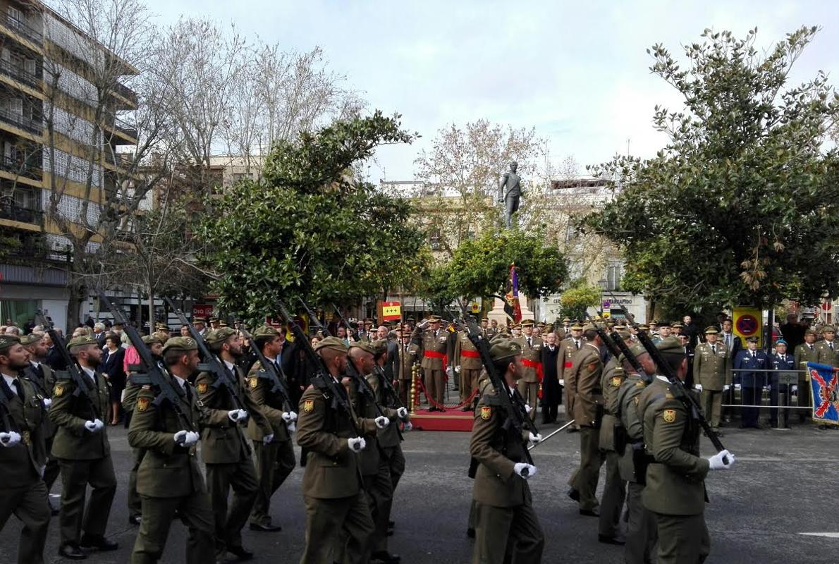 Acto celebrado este viernes en la plaza de la Gavidia