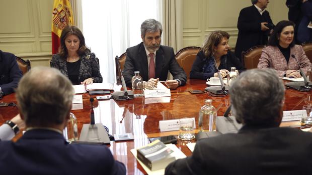 Reunión donde se fijó el plan de especialización de los juzgados de Primera Instancia