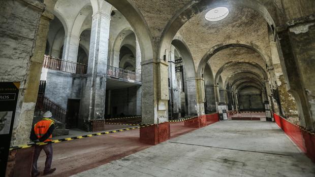 Interior de la Real Fábrica de Artillería de Sevilla