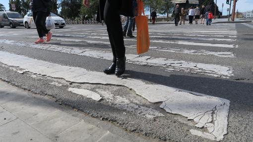 Paseo de Colón en las inmediaciones de Reyes Católicos