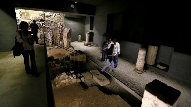 Las excavaciones del Patio de Banderas sirvieron para extraer numerosos restos arqueológicos