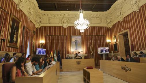 Salón de Plenos del Ayuntamiento de Sevilla