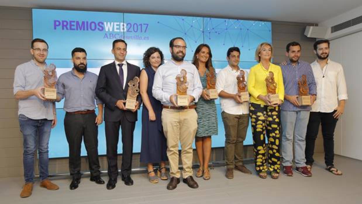 Los ganadores de la sexta edición de los Premios Web de ABC de Sevilla