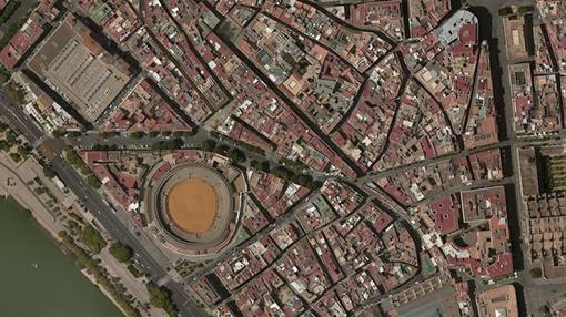 Vista aérea del barrio del Arenal
