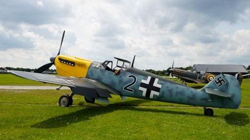 El avión caracterizado para la película «Dunkerque»