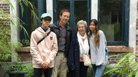 Juan Antonio Pérez y su familia, este verano