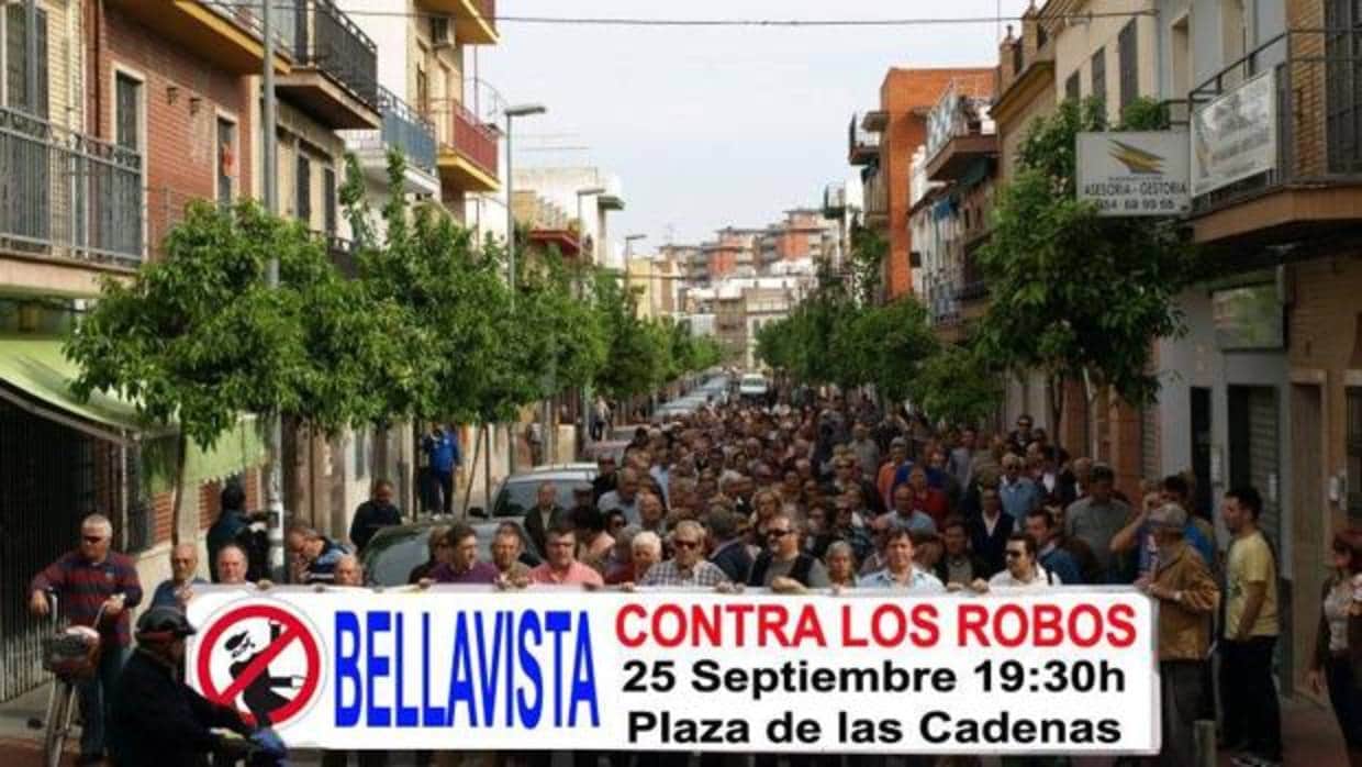 Montaje de la plaforma vecinal sobre la movilización en Bellavista