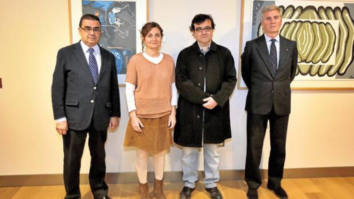 Francisco Robles, María Varo, Javier Cercas y Nicolás Coronel