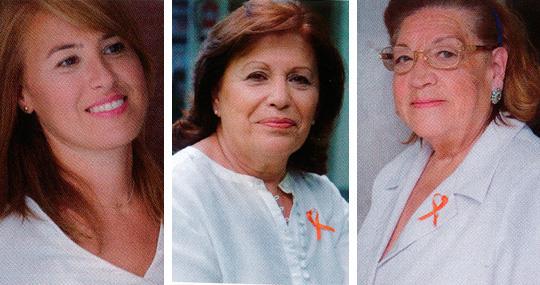 Mª Ángeles Córdoba, Leonor Encina y Carmen Pérez,
