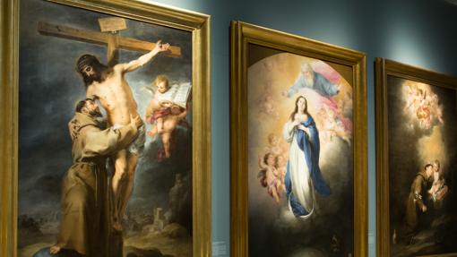 Cuadros de Murillo expuestos en el Museo de Bellas Artes