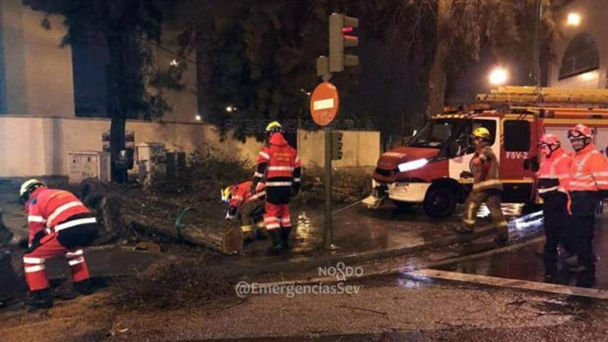Incidencias durante la pasada noche en Sevilla