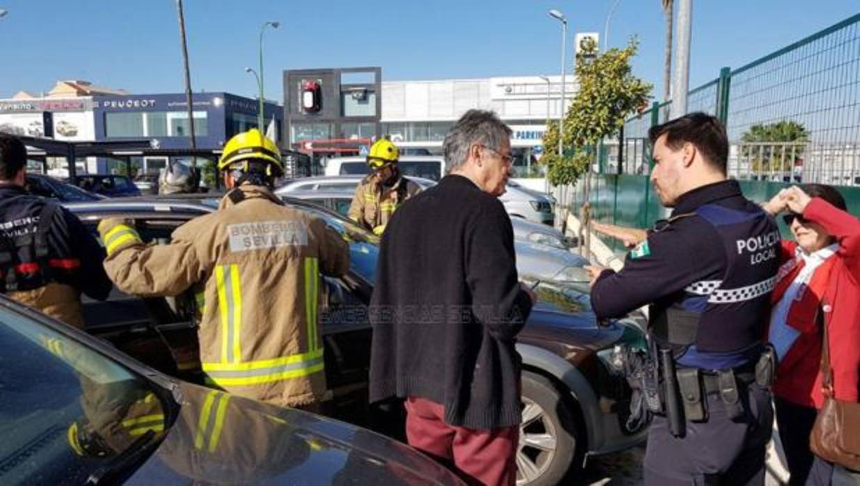 Estacionamiento del supermercado