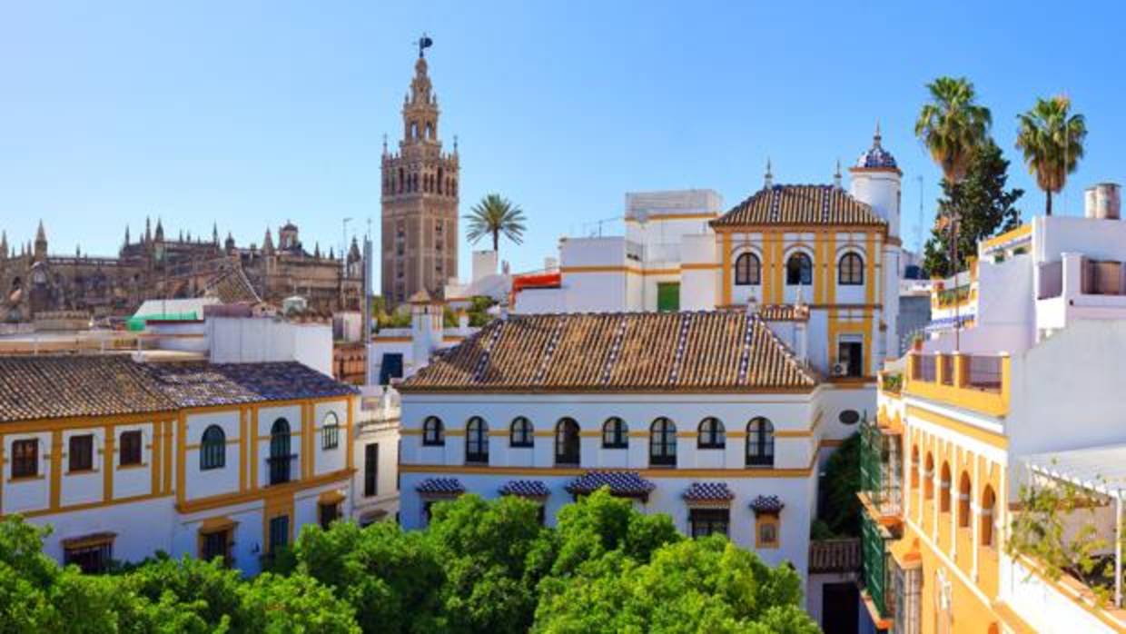 Vistas a la Giralda de Sevilla