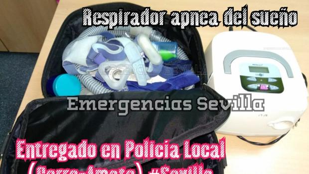 Se busca en Sevilla al dueño de un respirador para apnea del sueño